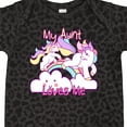 thumbnail image 4 of Inktastic My Aunt Loves Me Unicorn Girls Baby Bodysuit, 4 of 5