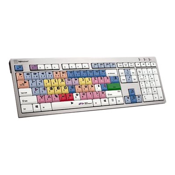LogicKeyboard Avid Media Composer Slimline - Keyboard - USB - US English - key switch: Scissor-Key
