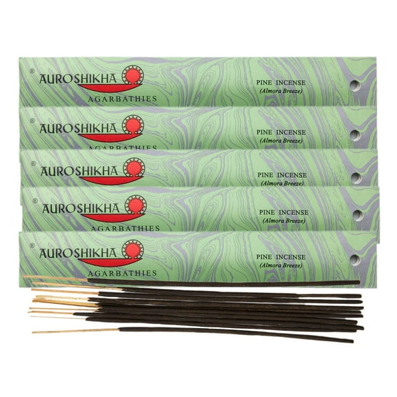 (5-Pack) Auroshikha Pine Incense 10 Sticks
