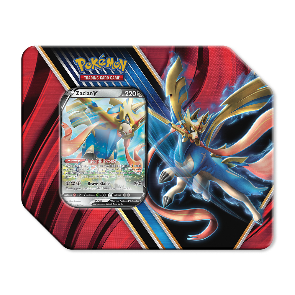 Pokemon Trading Card Game Legends of Galar Tin-Zacian - Walmart.com