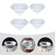 thumbnail image 4 of Fake Diamond Diamond-Shaped Model Adorn for Display 4Pcs Transparent Crystal, 4 of 5