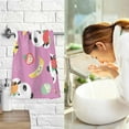 thumbnail image 7 of Cartoon Panda and Fruit Towels, 2 PCS, Super Soft Absorbent Hand Towel Cotton Bath Towels for Bathroom Hotel Kitchen Spa Gym 16 X 28 Inches, 7 of 7