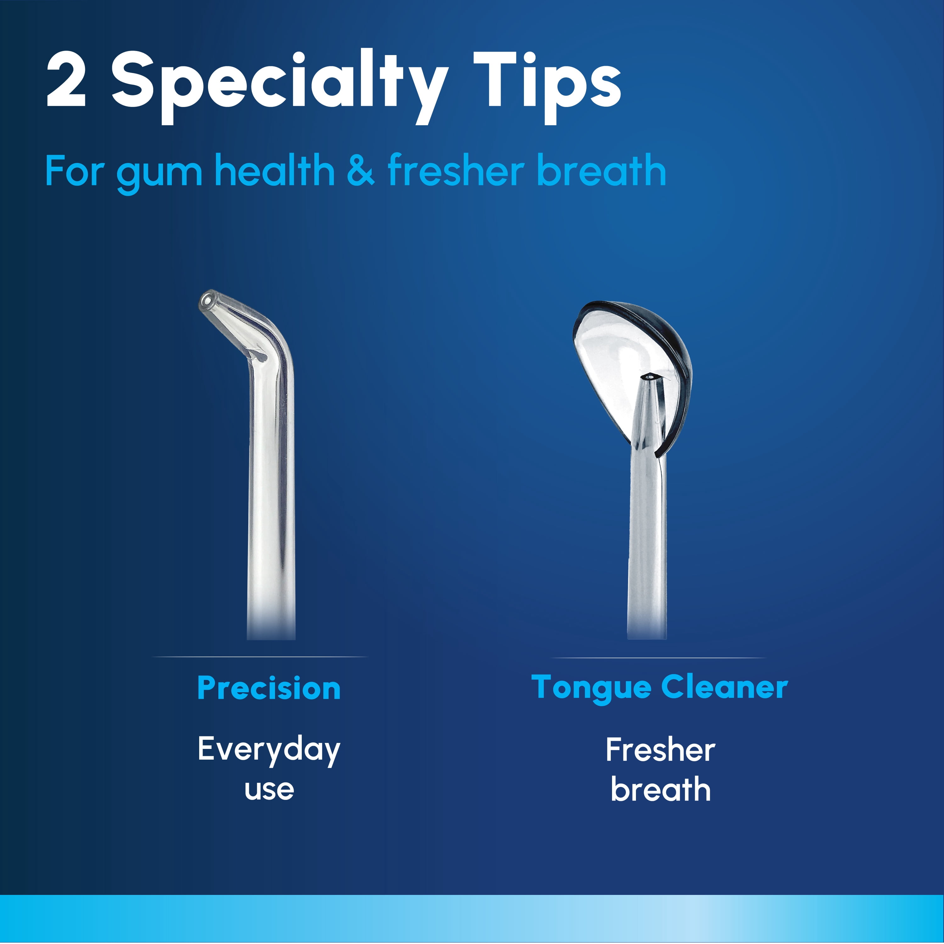 Waterpik Cordless 1200 Water Flosser with 2 Settings, 2 Tips, ADA Accepted