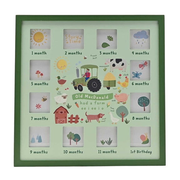 Celebrations Old MacDonald My First Year Photo Frame