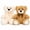 B-beige,brown, variant on Tezituor 2 Pack Teddy Bear Stuffed Animal 18" Stuffed Teddy Bear Plush Toy