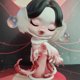 thumbnail image 5 of Figura de San Valentín de Skullpandas Figura de Skullpandas Figura de San Valentín Muñeca de PVC Regalo creativo Adornos de decoración de habitación, 5 of 5