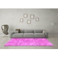 thumbnail image 3 of Ahgly Company Machine Washable Indoor Rectangle Persian Pink Bohemian Area Rugs, 3' x 5', 3 of 4