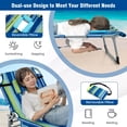 thumbnail image 4 of Harmijoy Outdoor Folding Chaise 5-Position Lounge Chair w/ Face Hole &Adjustable Footrest, 4 of 8