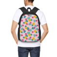 thumbnail image 4 of Balery Pineapple And Leaves Mochila para hombre y mujer - Tela Oxford 600D resistente - Gran capacidad, resistente al agua, ideal para la escuela, viajes y senderismo, 4 of 6