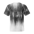 thumbnail image 5 of Mfakffe Mens Graphic Crewneck Tshirt Summer Plus Size Short Sleeve Lightweight Tops Gradient Color Casual Big and Tall Tees, 5 of 5