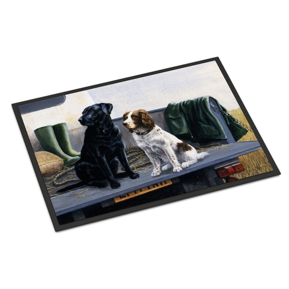 On The Tailgate Labrador and Springer Spaniel Doormat 18x27