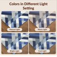 thumbnail image 7 of Design&I 8'x10' Washable Area Rug Recycled Blocks Herringbone Abstract Mosaic Stripe Mold Navy for Dining Room, Large Office, Lounge, Snag-Free, 7 of 7