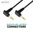 thumbnail image 2 of Movo MC1 3.5mm Male Stereo TRS to 3.5mm Male Stereo TRS Output Connector Cable - Connects Audio Mixers/Microphones to Camera/Recorders (Coiled Patch Cable), 2 of 4
