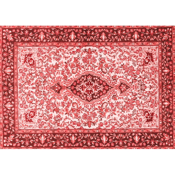 Ahgly Company Indoor Rectangle Persian Red Traditional Area Rugs, 6' x 9'