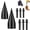 32mm+42mm, variant on Firewood Auger for Drill, Heavy Duty Log Splitter Cone, Durable Wood Splitting Screw Bit, Drill Powered Attachment for Firewood Preparation, Home Heating, Woodworking (32mm)