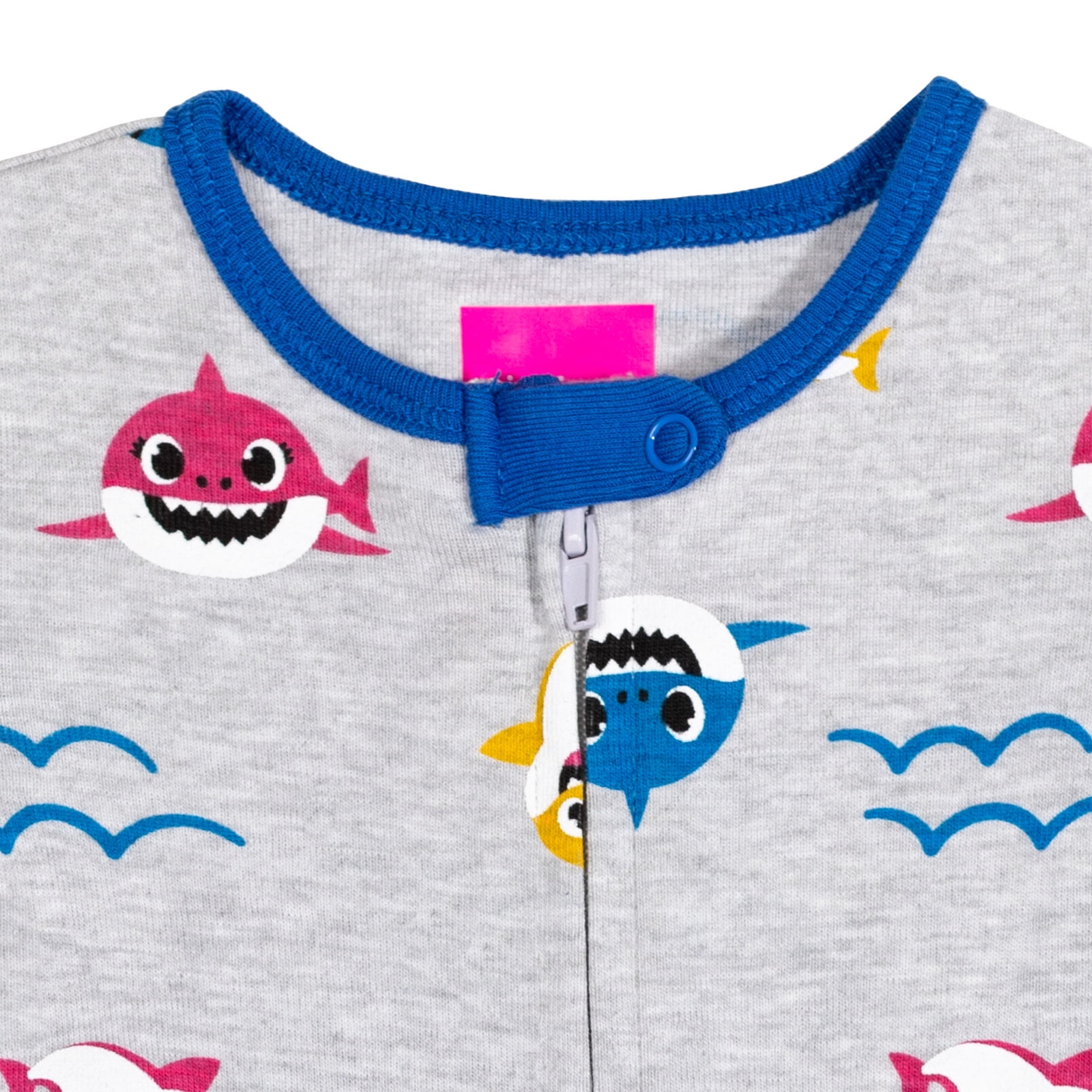 Pinkfong Baby Shark Newborn Baby Boys 2 Pack Zip Up Sleep N' Plays Newborn to Infant