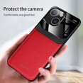 thumbnail image 2 of Compatible with iPhone 13 Mini Phone Case,With Large Window Lens Protection,Classic Design,PU Leather Ultra Slim Shockproof Anti-Scratch Protective Phone Case Cover For iPhone 13 Mini,Red, 2 of 7