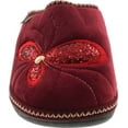 thumbnail image 4 of SC Home Collection Womens 13117 Plush Embroidered Cozy House Slippers Made in Europe, 4 of 4