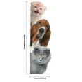 3d Kitty Dog Wall Stickers Living Room Bedroom Entrance Corner