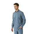 thumbnail image 4 of Chaps Men's & Big Men's Stretch Long Sleeve Button Down Soft Cotton Shirt, 4 of 5