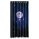 GCKG Étoile de Lune Nuit Étoilée Ciel Bleu Rideau de Douche Imperméable en Polyester et Crochets Taille 36x72 Pouces – image 1 sur 4