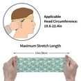 thumbnail image 2 of Now Minimalist Horse Green Sports Headband for Women Men, Running Headband Sweat Bands for Cycling, Yoga, Spa, Athleti, Workout - Moisture Wicking Hairband, 2 of 5