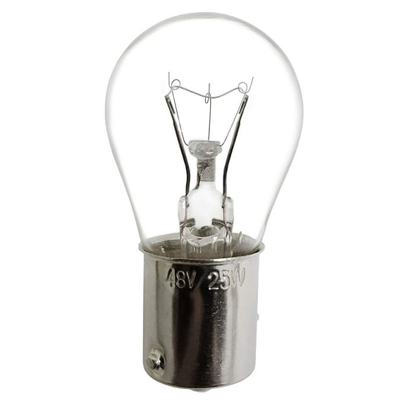 CEC Industries CE6 Bulb, 48 Volt, 10 Watt, BA15s Base, S8 Glass, 48V, 10W