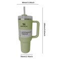 thumbnail image 3 of Aislado Al 30 Onzas Acero Inoxidable Tazas para Coche (verde Retro), 3 of 9