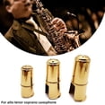 thumbnail image 4 of MYG Eb Alto Soprano Tenor Saxophone Mouthpiece Gold Plated Cap Brass Protective Cap, 4 of 5