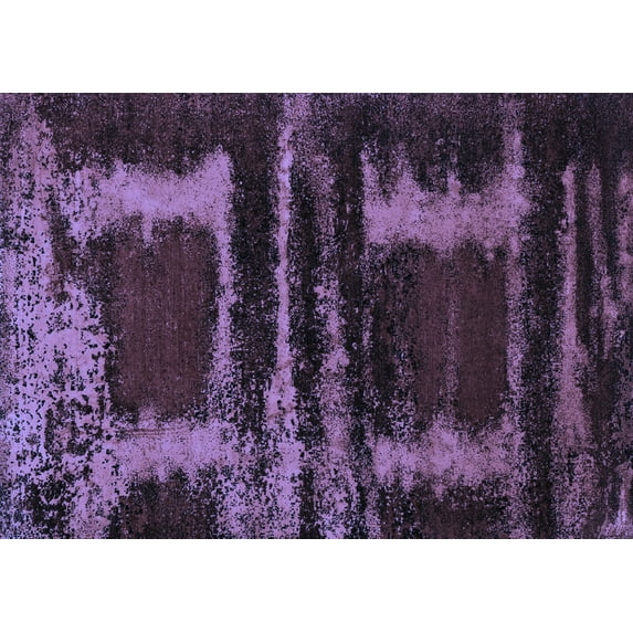 Ahgly Company Indoor Rectangle Oriental Blue Industrial Area Rugs, 3' x 5'