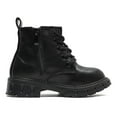 thumbnail image 3 of kkdom Boys Girls Kid Combat Boots Unisex Matte Black Size 8 Toddler, 3 of 7