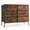Brown, variant on 6 Drawer Fabric Dresser, Multi-Layer Closet Organizer Storage Cabinet for bedroom/Entryway/Living Room,Gray