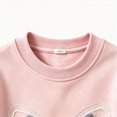 thumbnail image 6 of TOWED22 Kid Toddler Girl Clothes Cute Graphic Print Ruffle Sleeve Top Floral Pants 2PC Fall Winter Girls Outfits Clothing Set,Pink,5-6 Y, 6 of 8