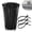 Black, variant on 100 Pcs Nylon Zip Tie with Screw Hole Black Mount Head Cable Tie Self Locking Heavy Duty Plastic Wire Ties for Mounting and Securing 7.9 inch
