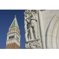 thumbnail image 2 of Young, Bill 32x23 Black Ornate Wood Framed with Double Matting Museum Art Print Titled - Italy, Venice Doges Palace and Campanile, 2 of 4