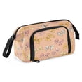 thumbnail image 2 of Nylon Fish Mouth Pencil Case with Large Capacity Zipper Pencil Pouch Cute Animal Print Bows Pencil Bag Organizers, 2 of 7