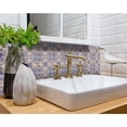 thumbnail image 3 of 8" X 8" Blue Taupe Nova Removable Peel and Stick Tiles, 3 of 9
