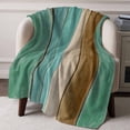 thumbnail image 2 of Flannel Fleece Throw Blanket Farm Teal Vintage Wood Board Lightweight Soft Plush Blankets,Brown Wood Grain Cozy Warm Throw Blanket for Couch Sofa Bed Car Office All Season Use 40x50in, 2 of 9