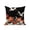 Black, variant on 1 Pack Outdoor Throw Pillow, Country Flowers Waterproof Pillow with Insert Included, Red Japanese Peony Floral White Bird Decorative Accent Cushion Sofa Pillows for Patio Porch, 16 x 16 In