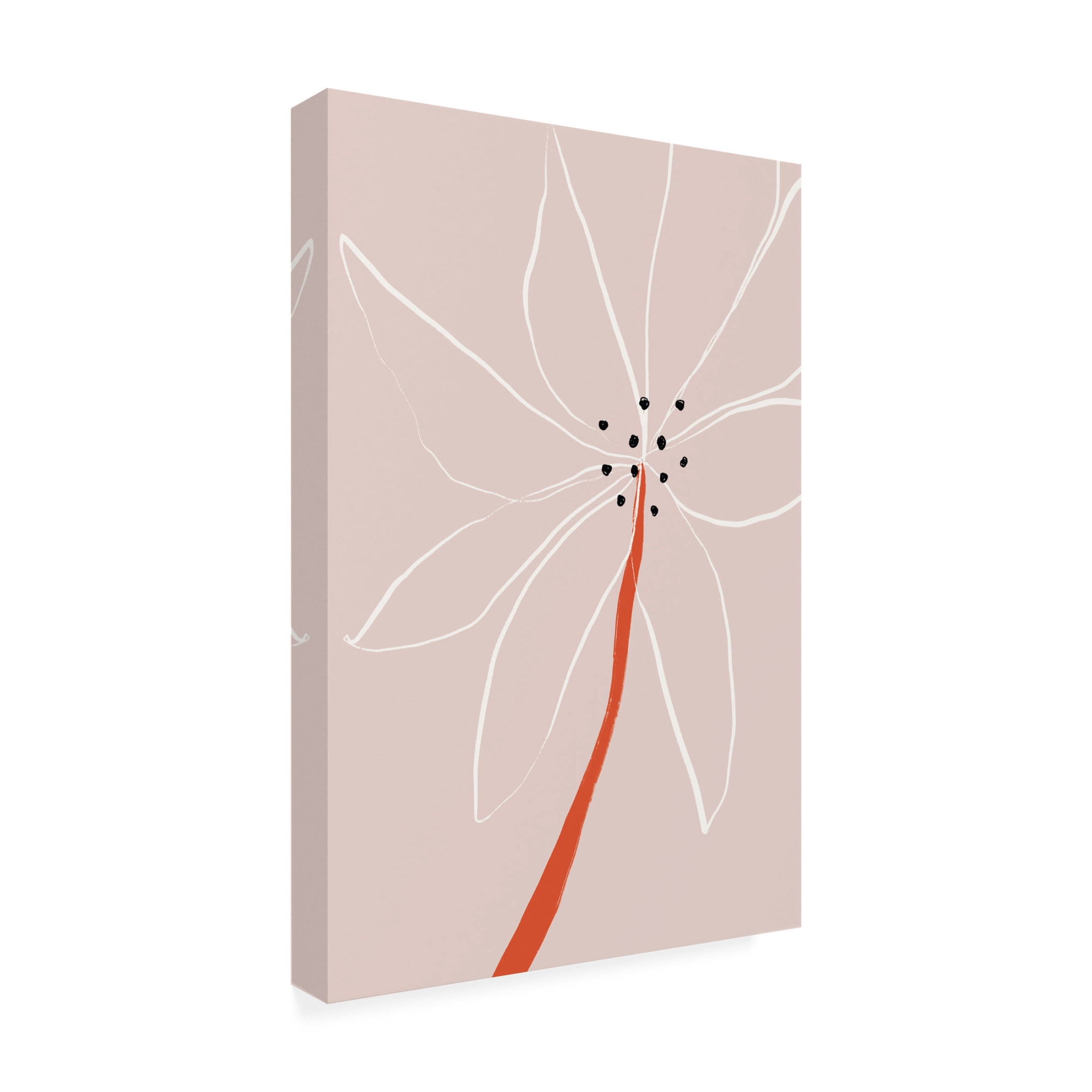 Trademark Fine Art uplusmestudio Abstract Flower No 1 Canvas Wall Art