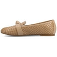 thumbnail image 3 of Journee Womens Marci Slip On Round Toe Loafer Dress Flats, Widths Available, 3 of 11