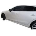 thumbnail image 3 of Ikon Motorsports Compatible with 14-18 Mazda 3 4Dr Sedan 5Dr MP Style Side Skirt Extension Rocker Panel PP, 3 of 7
