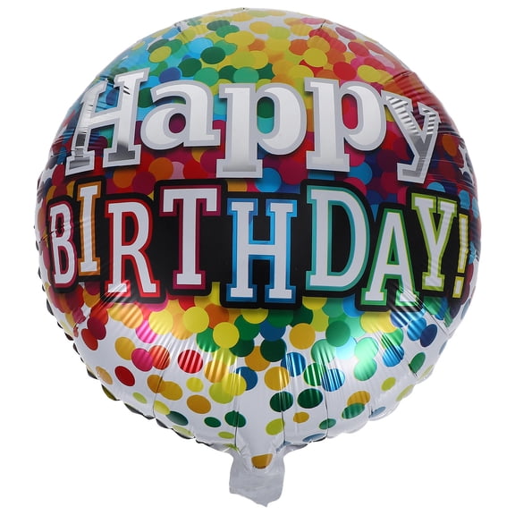 PAMINGONO Happy Birthday Foil Balloons Aluminum for Decor 6Pcs