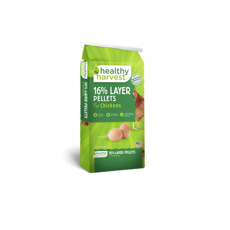 Healthy Harvest 16% Layer Pellets Chicken Feed 40 lb