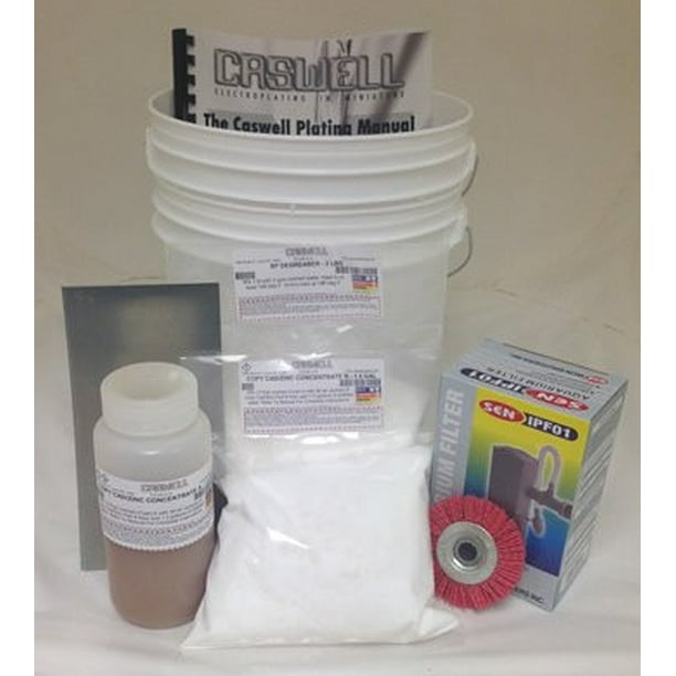 Caswell Copy Cad & Zinc Plating Kit 3 Gal