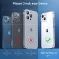thumbnail image 3 of Entronix Slim Back Cover Case with X-Shock Protection and Comfortable Grip for iPhone 13, Clear, 3 of 6