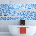 thumbnail image 1 of Etiqueta engomada azul del azulejo de la tela escocesa del PVC, etiqueta engomada de la pared, para la pared para los muebles LYUMO No se aplica, 1 of 6