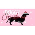 thumbnail image 2 of Phillip, Jamie 24x14 Black Ornate Wood Framed with Double Matting Museum Art Print Titled - Doggy Christmas, 2 of 4
