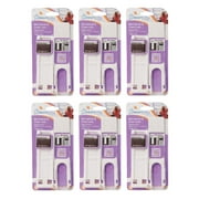 Dreambaby Microwave and Oven Lock Safety Adhesive, White, 6 Pack
