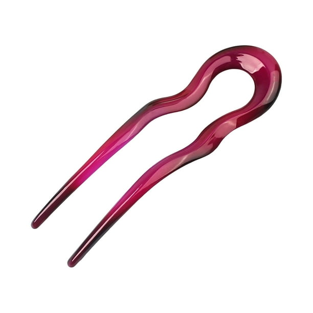 Horquilla francesa para cabello grueso y fino, con forma de U, para moños, accesorios de peinado.